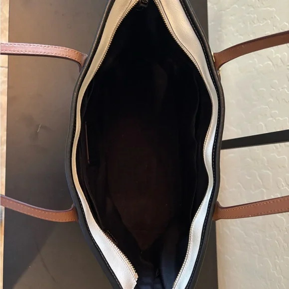 Coach Butterfly Bandana Paisley Zip Tote - Picture 4 of 9